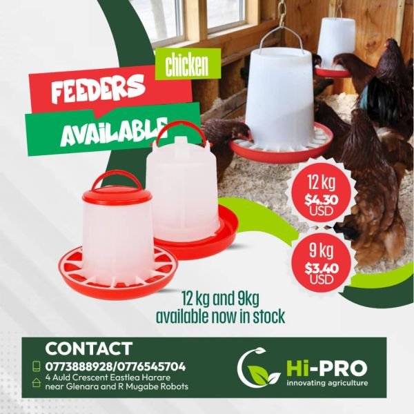 Drinkers and feeders all sizes